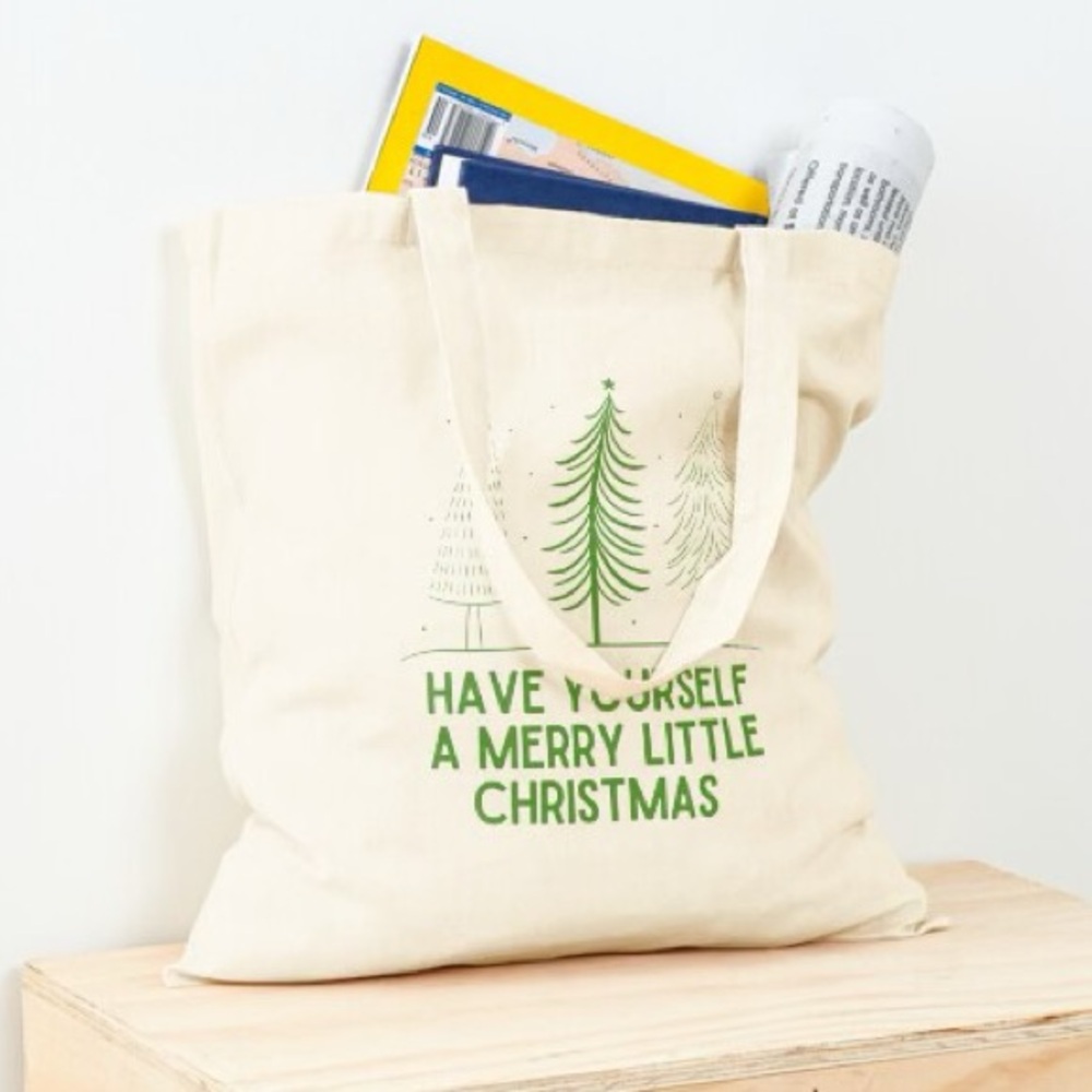 Christmas Tote - Holiday Song Inspired Cotton Totes by Brown’s General - Picture 11 of 15